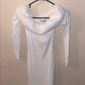 Snow Bunny Ribbed Dress